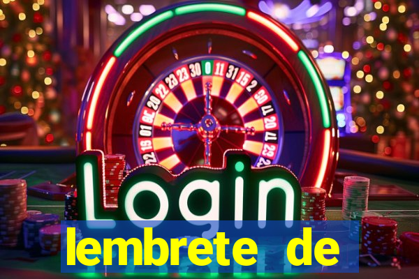 lembrete de vencimento para cliente